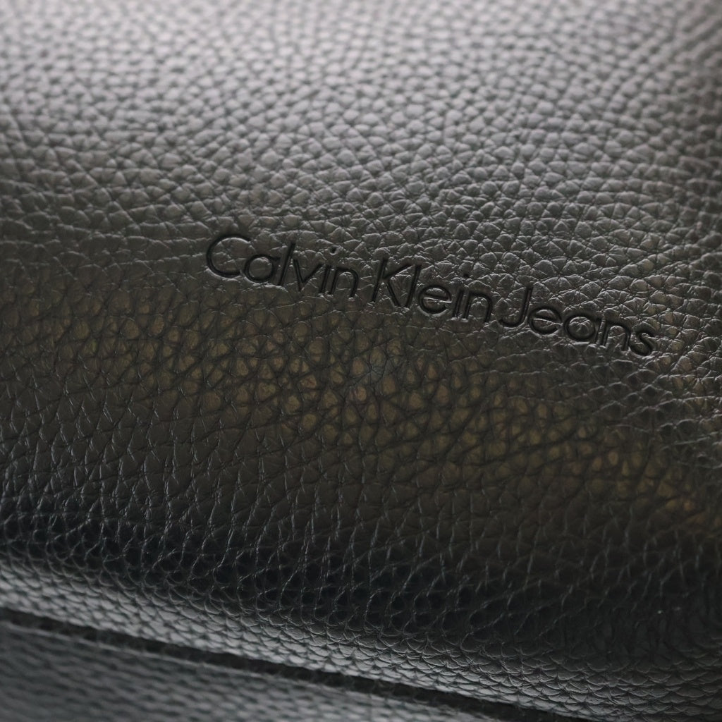 Calvin Klein Jeans(カルバンクラインジーンズ) レザー リュックサック バッグパック ブラック レディース