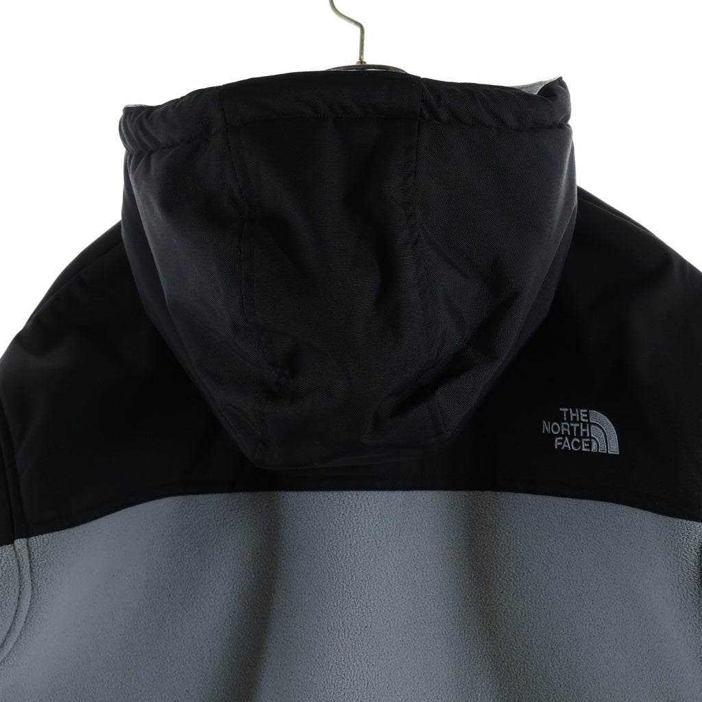 THE NORTH FACE(ザノースフェイス) salinas hooded jacket NF0A3LFE 裏地ボア サリナス フーデッドフリースジャケット グレー/ブラック