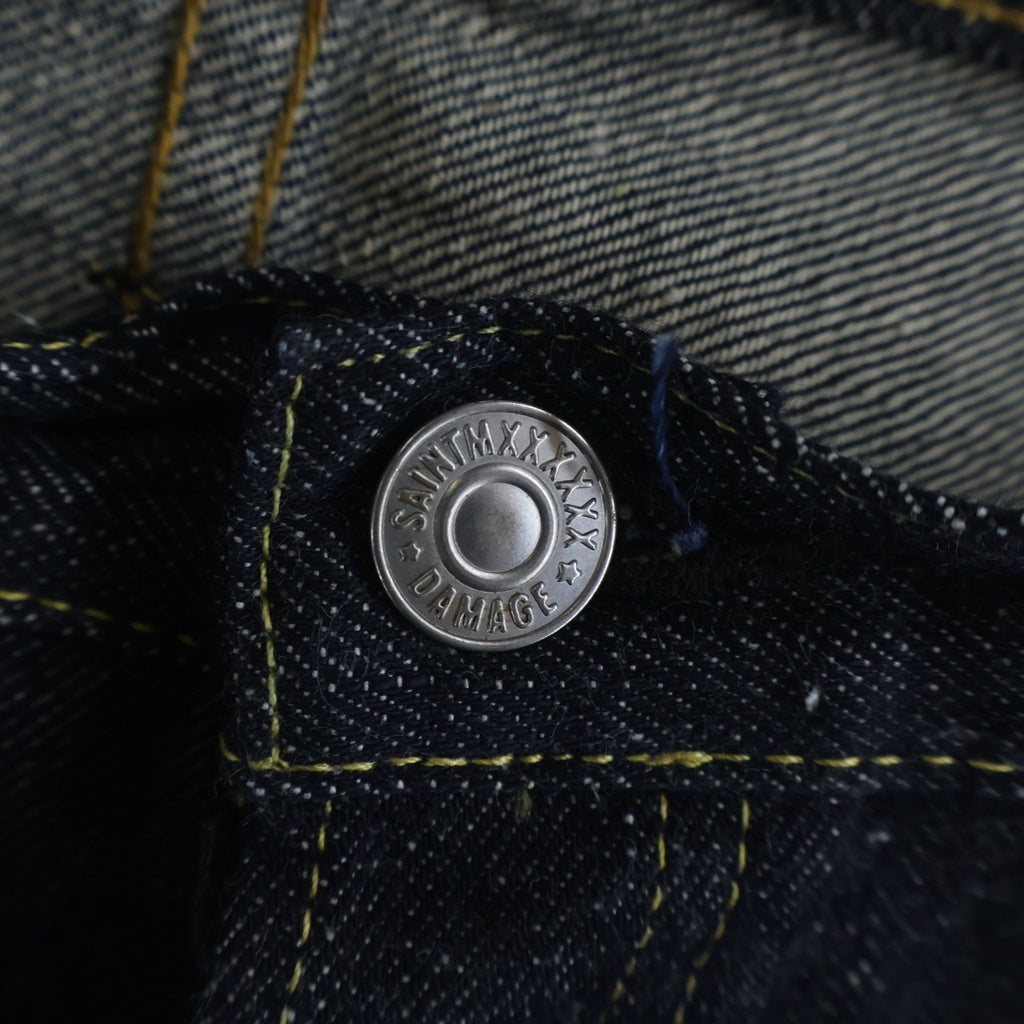 SAINT MICHAEL(セントマイケル) BBJ_DENIM REGID PANTS ストレートデニムパンツ インディゴ SM-MK8-0000-C46