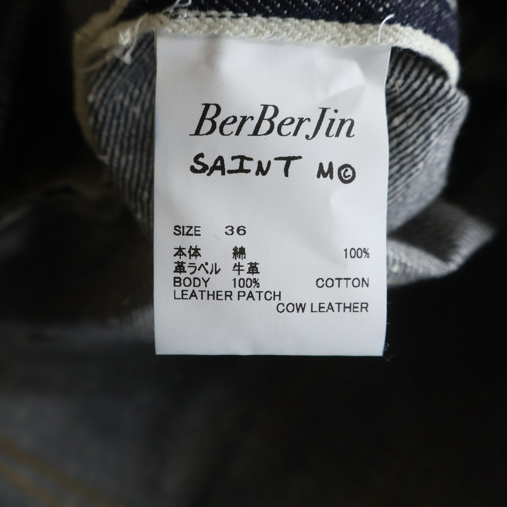 SAINT MICHAEL(セントマイケル) BBJ_DENIM REGID PANTS ストレートデニムパンツ インディゴ SM-MK8-0000-C46