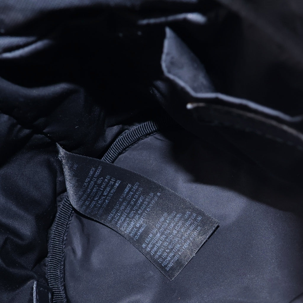 BALENCIAGA(バレンシアガ) ドローストーリング ロゴプリント バッグ ブラック レディース