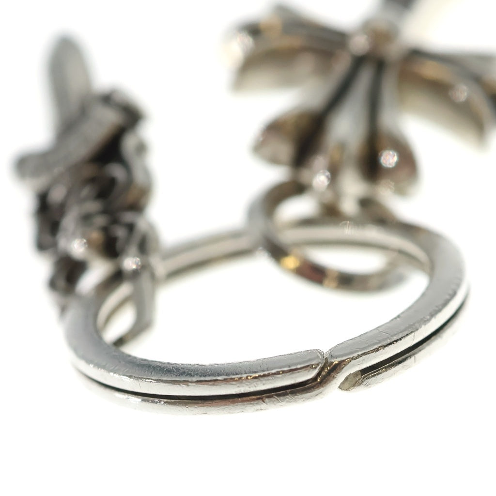 CHROME HEARTS(クロムハーツ) KEYRING SMALL CH CROSS スモールCHクロス キーリング シルバー