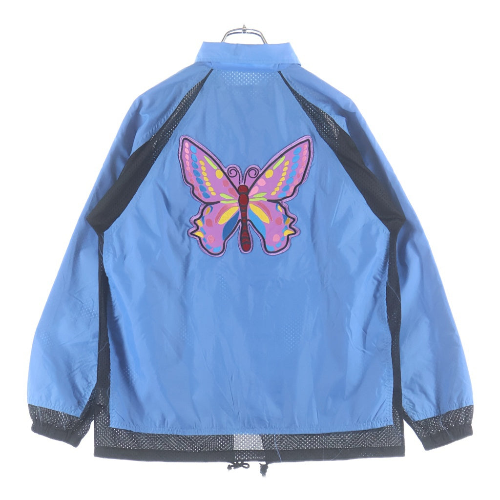 Needles(ニードルス) Reduild by Needles Covered Nylon Coach Jacket メッシュ切替 再構築コーチジャケット ブルー