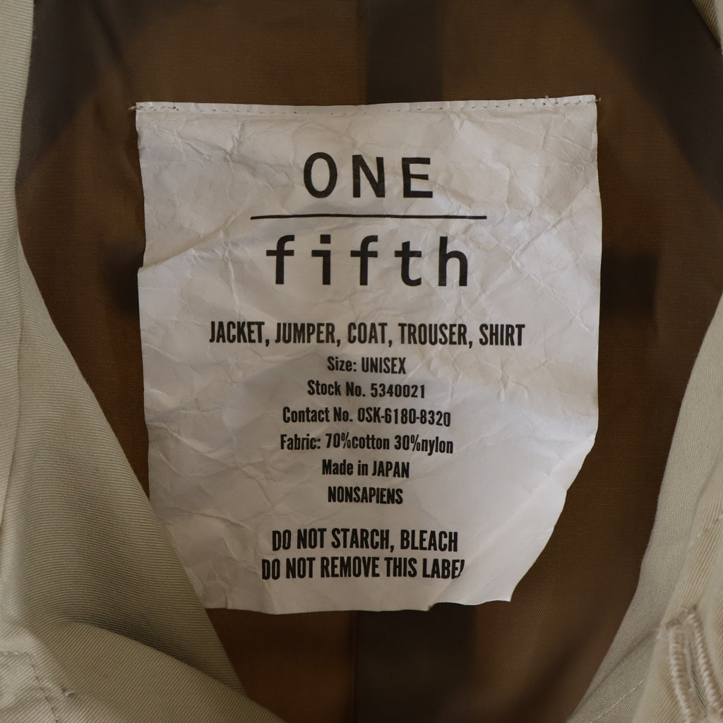 NO BRAND(ノーブランド) ONE fifth(ワンフィフス)LOAD OFC-32 HONEY ロングコート ベージュ 5340021