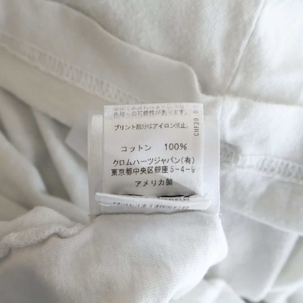 CHROME HEARTS(クロムハーツ) BACK GRAD CIRCLE LOGO TEE バック グラデーション サークルロゴ クルーネック半袖Tシャツ カットソー ホワイト