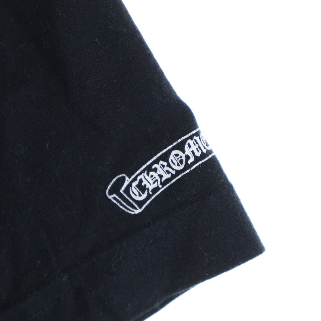 CHROME HEARTS(クロムハーツ) CH S/S フロントTバー バックホースシュープリント 半袖Tシャツカットソー ブラック
