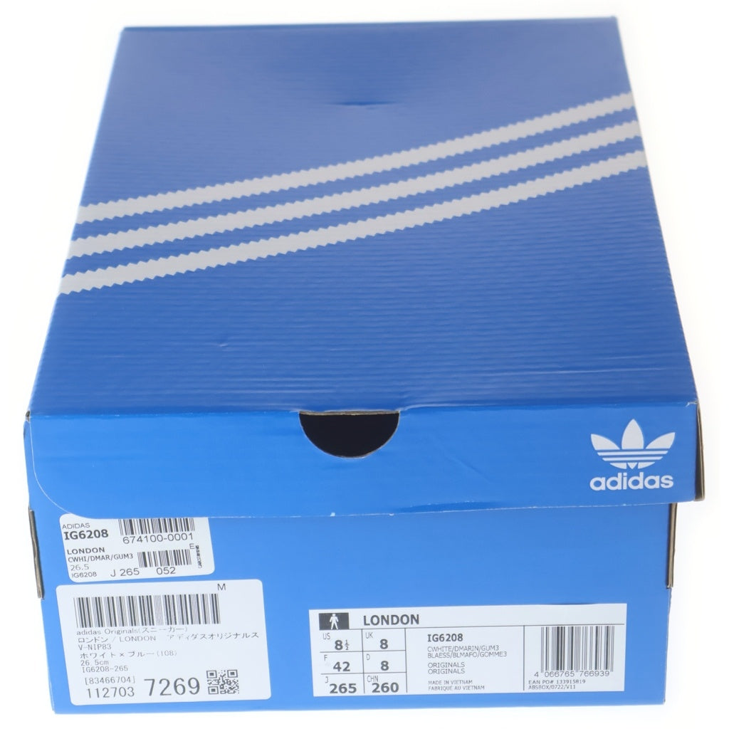 adidas(アディダス) LONDON ロンドン ローカットスニーカー ホワイト/ブルーIG6208
