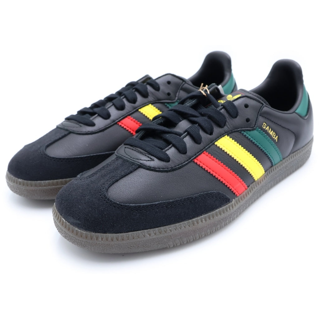 adidas(アディダス) Samba OG Rasta Black サンバ OG ラスタブラック ローカットスニーカー トリコロール ブラック IH3119