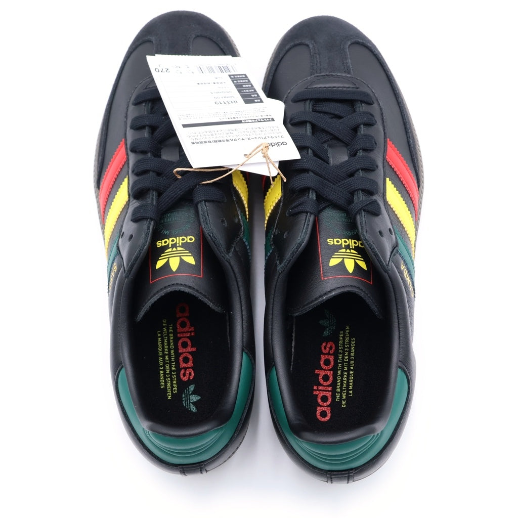 adidas(アディダス) Samba OG Rasta Black サンバ OG ラスタブラック ローカットスニーカー トリコロール ブラック IH3119