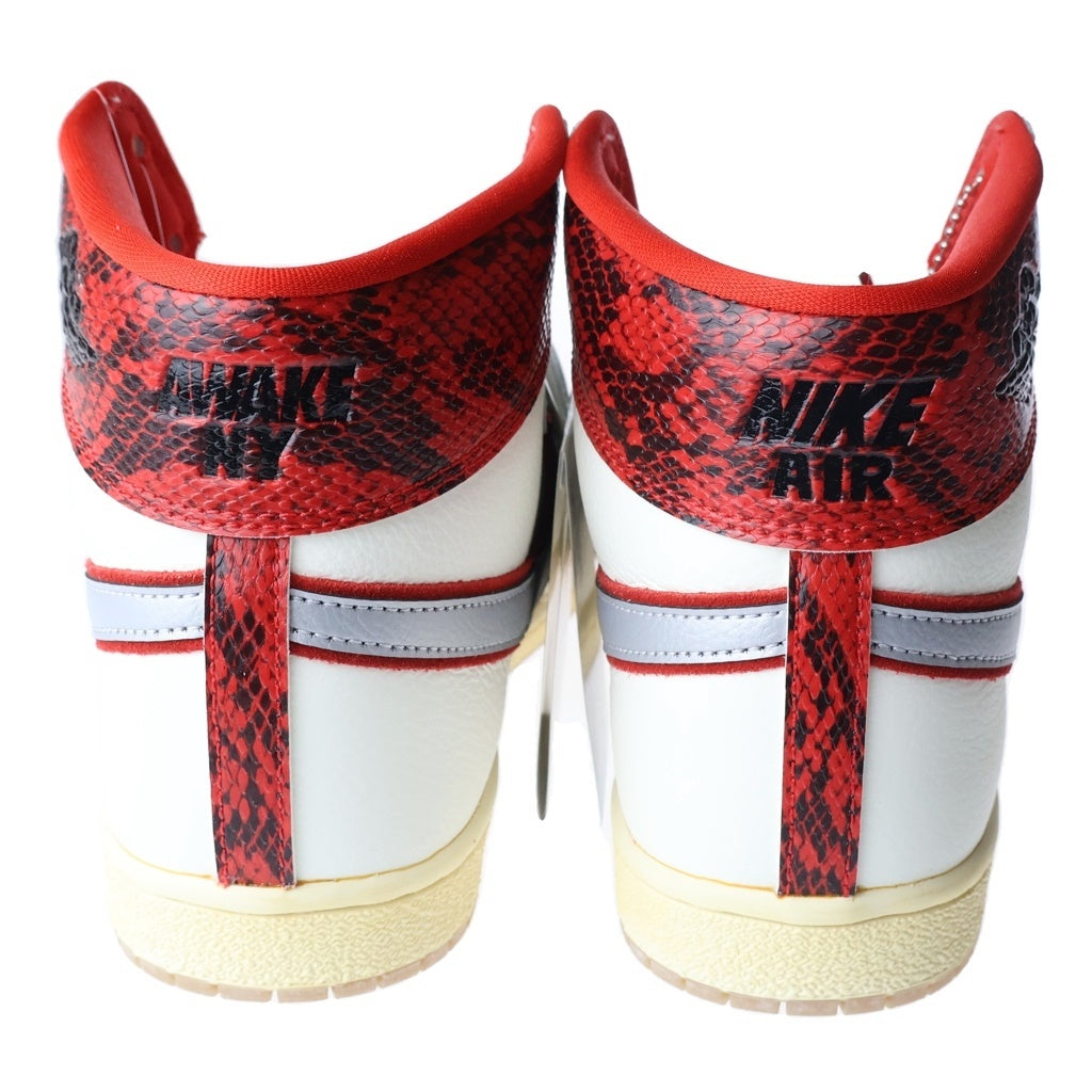 NIKE(ナイキ) ×Awake NY Jordan Air Ship SP University Red アウェイクニューヨーク ジョーダン エアシップ SP ハイカットスニーカー US9/27cm FN8675 100