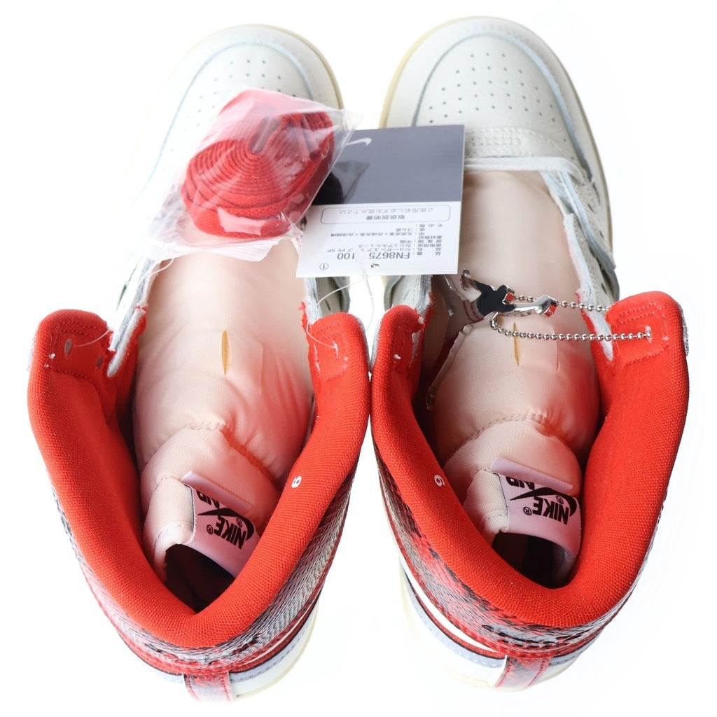 NIKE(ナイキ) ×Awake NY Jordan Air Ship SP University Red アウェイクニューヨーク ジョーダン エアシップ SP ハイカットスニーカー US9/27cm FN8675 100