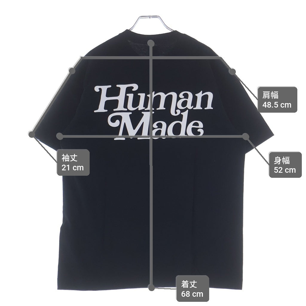 HUMAN MADE(ヒューマンメイド) x Girls Don't Cry Brooklyn Machine Works T-Shirt プリントクルーネック半袖カットソーブラック XX23TE011