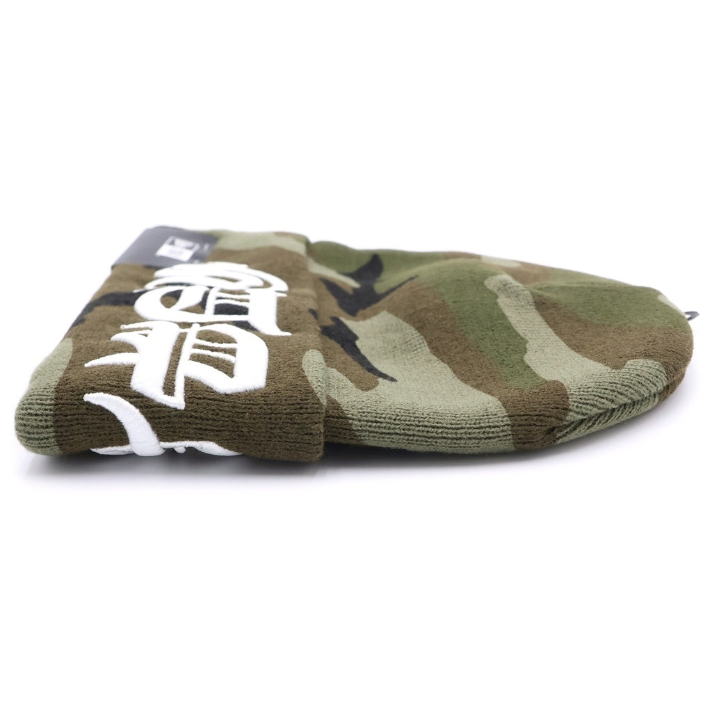 SUPREME(シュプリーム) 25SS New Era Blackletter Beanie Camo ニューエラ ブラックレターロゴニットビーニー カモフラージュ