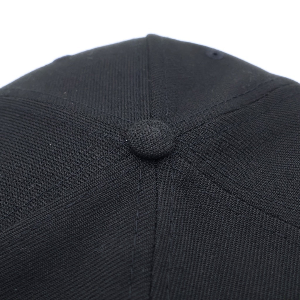 WACKO MARIA(ワコマリア) ×NEW ERA ニューエラ ロゴ刺繍 ベースボールキャップ 帽子 ブラック/ホワイト 25FW-WMA-CP01