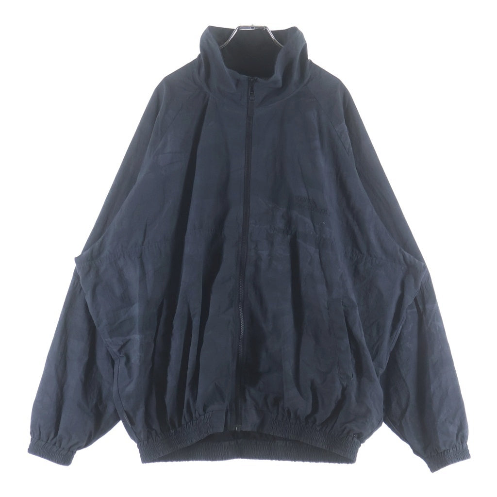 S.F.C(ストライプス フォー クリエイティ) WINDOBREAKER JAKET REAL TREE CAMO ロゴ刺繍 ナイロンジップアップジャケット ブルゾン ブラック