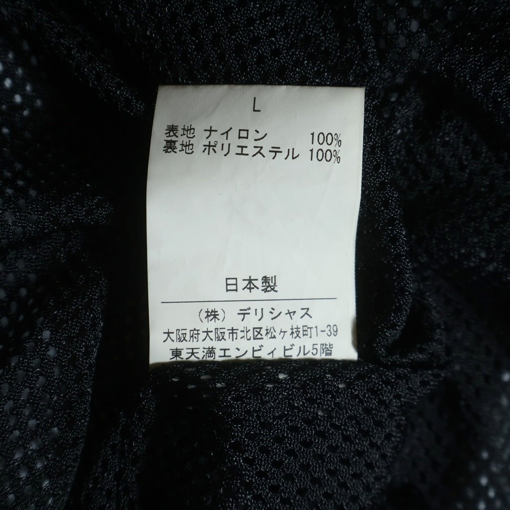 S.F.C(ストライプス フォー クリエイティ) WINDOBREAKER JAKET REAL TREE CAMO ロゴ刺繍 ナイロンジップアップジャケット ブルゾン ブラック