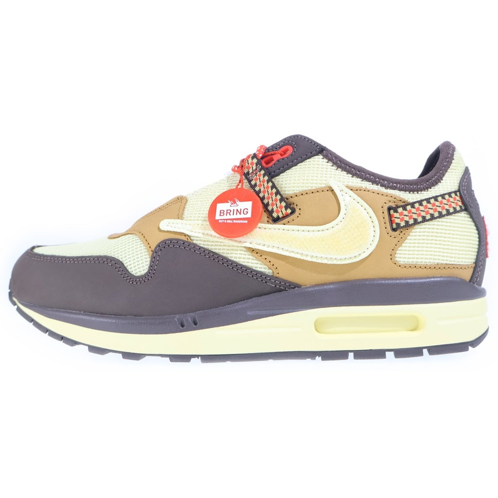 NIKE(ナイキ) × Travis Scott トラヴィス スコット Air Max 1 エアマックス1 CACT.US Brownカクタス ブラウン ローカットスニーカー US9/27CM DO9392-200