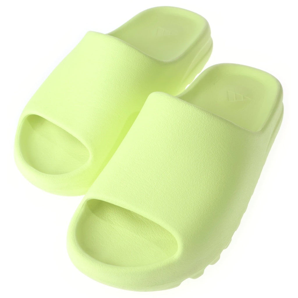 adidas(アディダス) 22SS Yeezy Slide Glow Green HQ6447 イージースライド グロウグリーン シャワーサンダル ライトグリーン