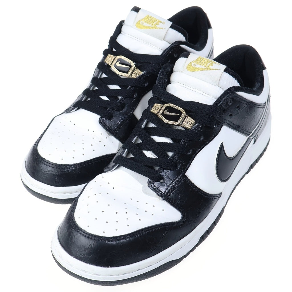 NIKE(ナイキ) DUNK LOW RETRO SE WORLD CHAMP DR9511-100 ナイキ ダンク ロー レトロ SE ワールド チャンプ ローカットスニーカー ブラック/ホワイト US9/27cm