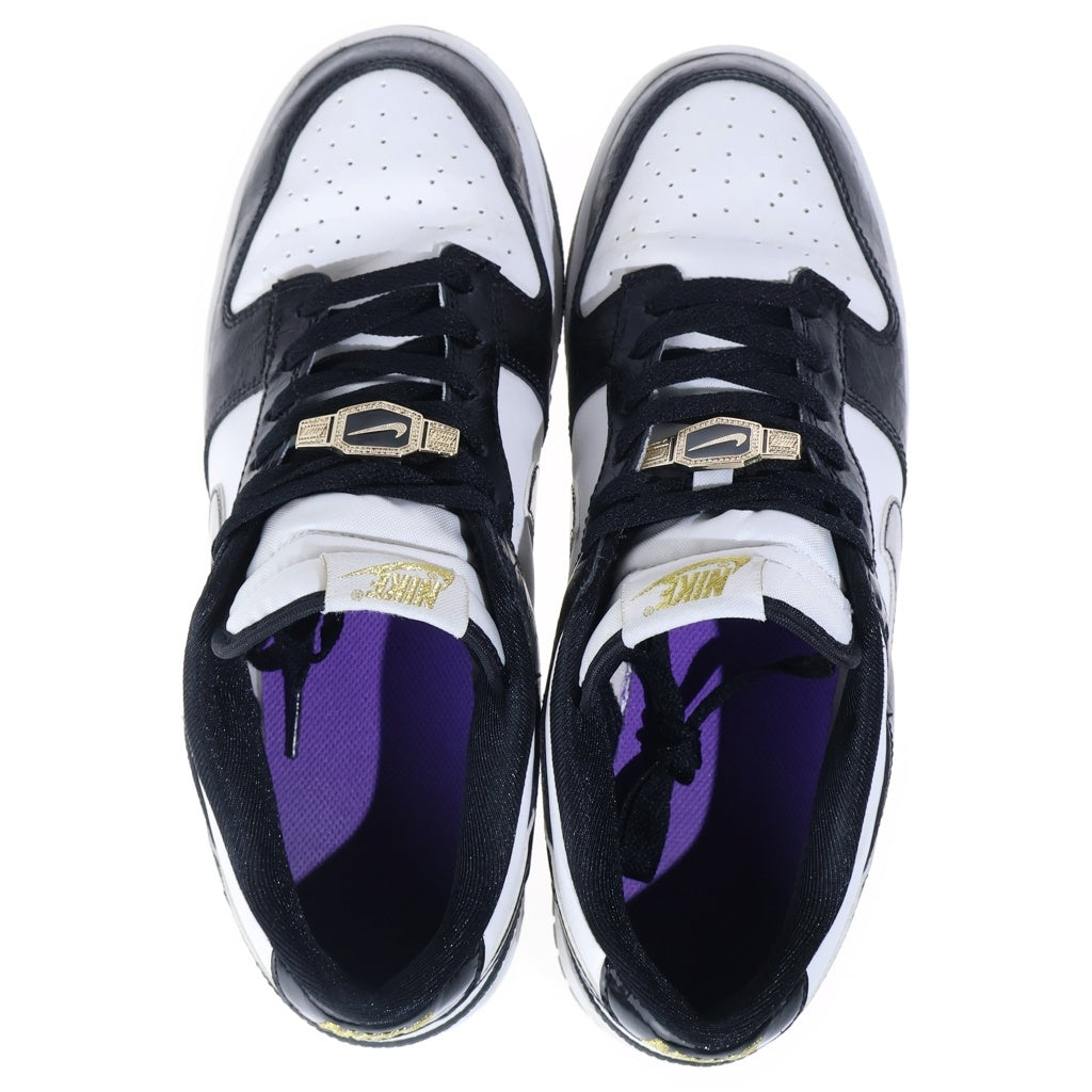 NIKE(ナイキ) DUNK LOW RETRO SE WORLD CHAMP DR9511-100 ナイキ ダンク ロー レトロ SE ワールド チャンプ ローカットスニーカー ブラック/ホワイト US9/27cm
