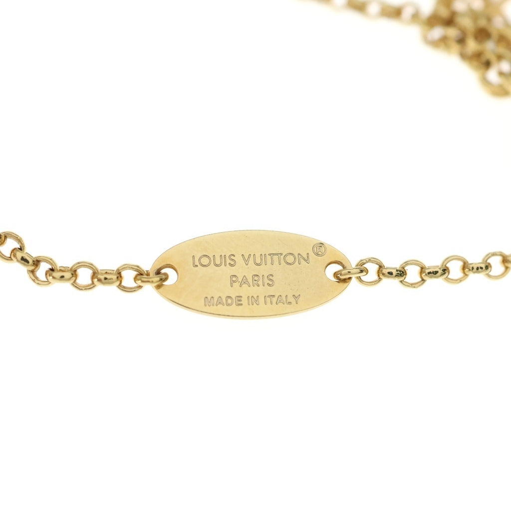 LOUIS VUITTON(ルイヴィトン) ブレスレット・レディ LV ロゴチャーム ブレスレット ゴールド M1582A レディース