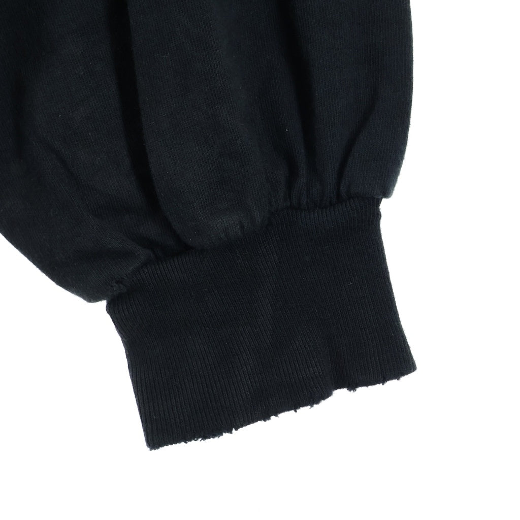 BALENCIAGA(バレンシアガ) 22AW SKATER OVERSIZED T-shirt skater クラッシュド ワッペン デストロイ加工 クルーネック半袖Tシャツカットソー ブラック 739027 T0VA7