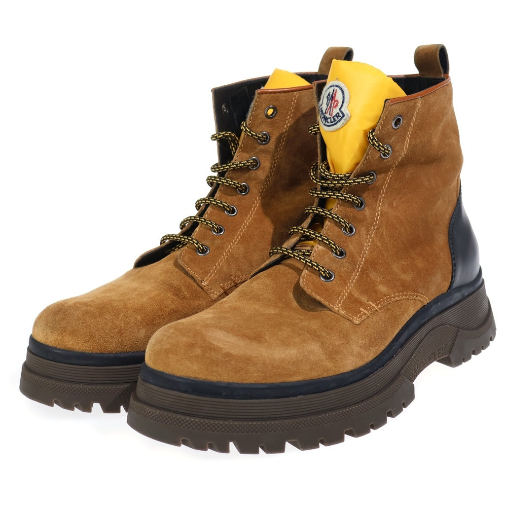 MONCLER(モンクレール) ULYSSE E209A1041100 ユリス スエードレザー ハイキングブーツ アンクルブーツ ベージュ