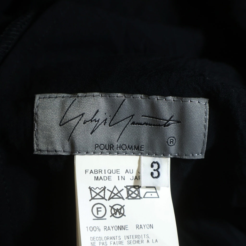 Yohji Yamamoto POUR HOMME(ヨウジヤマモト プールオム) レーヨン 巻きラップスカート HZ-S01-218