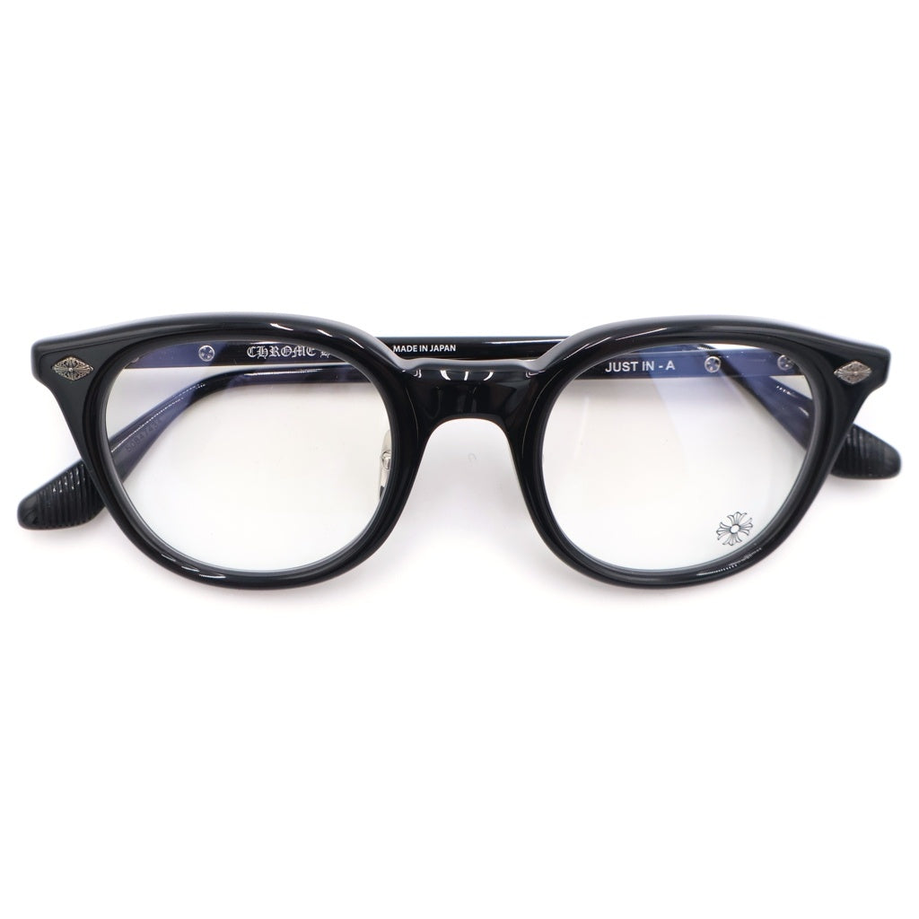 CHROME HEARTS(クロムハーツ) JUST IN-A アイウェア サングラス 眼鏡 48□24-149 ブラック/シルバー
