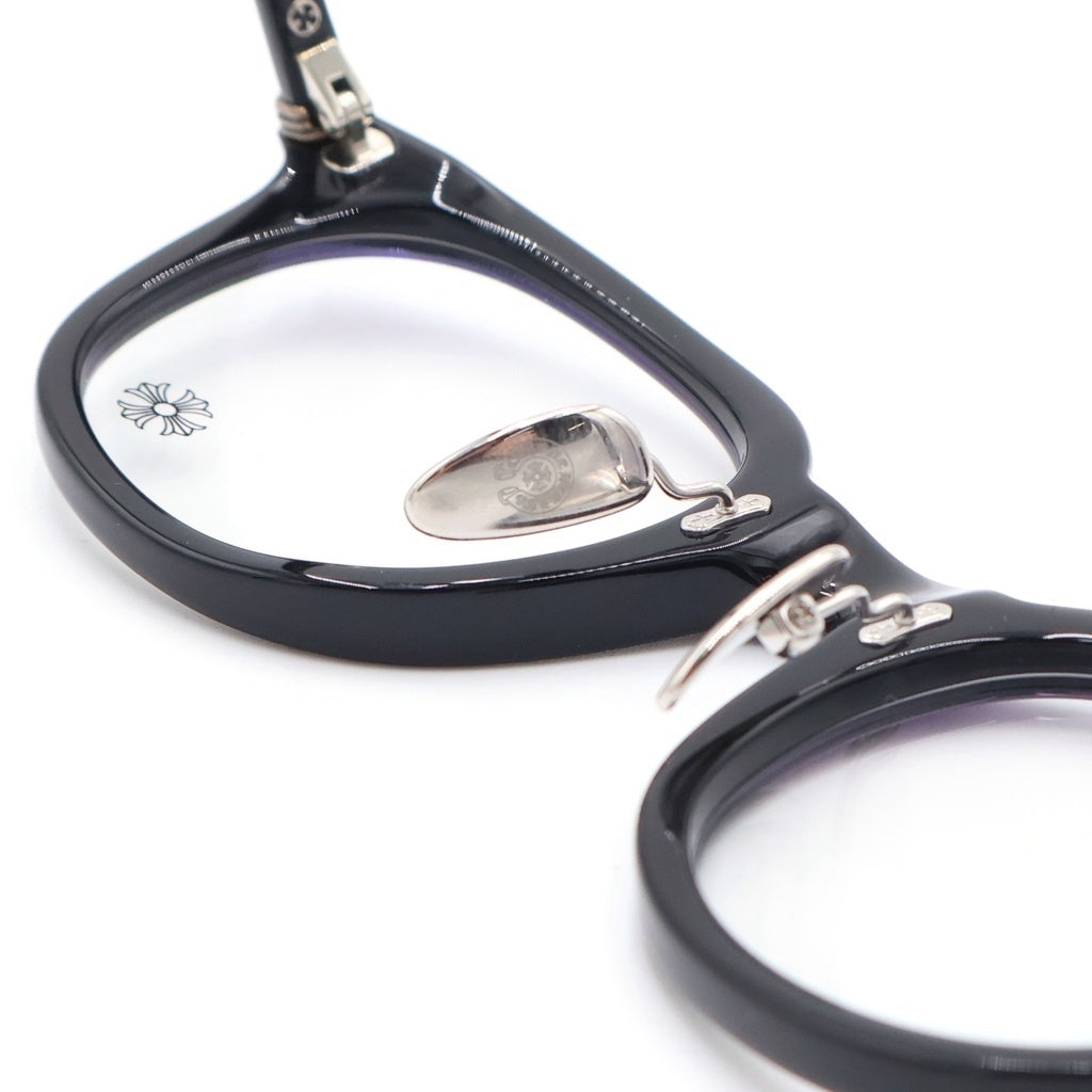 CHROME HEARTS(クロムハーツ) JUST IN-A アイウェア サングラス 眼鏡 48□24-149 ブラック/シルバー