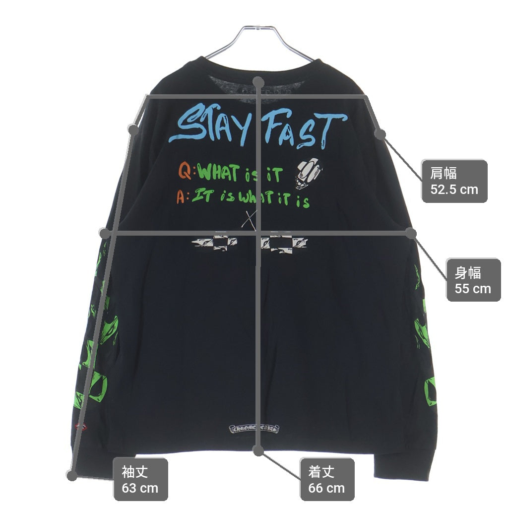 CHROME HEARTS(クロムハーツ) 21AW ×MATTY BOY Sex Records It Is What It Is L/S Tee マッティボーイ セックスレコード イット イズ ホワット イット イズ クルーネック長袖Tシャツ