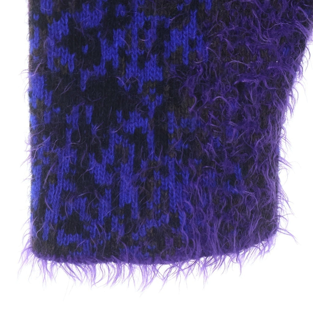 Y/PROJECT(ワイプロジェクト) gradient hairy knit sweater グラデーション ヘアリー ニット セーター パープル
