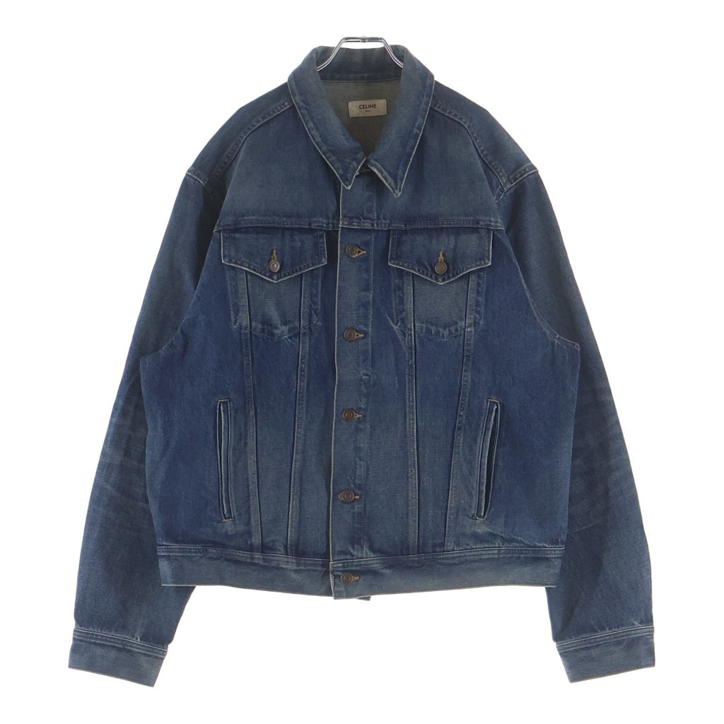 CELINE セリーヌ 22AW BOY DOOL ボーイドール デニムジャケット インディゴ 2Q544066S CELINE(セリーヌ) 22AW BOY DOOL ボーイドール デニムジャケット