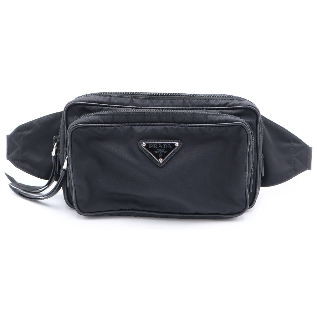 PRADA(プラダ) トライアングルロゴ ボディバッグ ブラック 1BL010 レディース