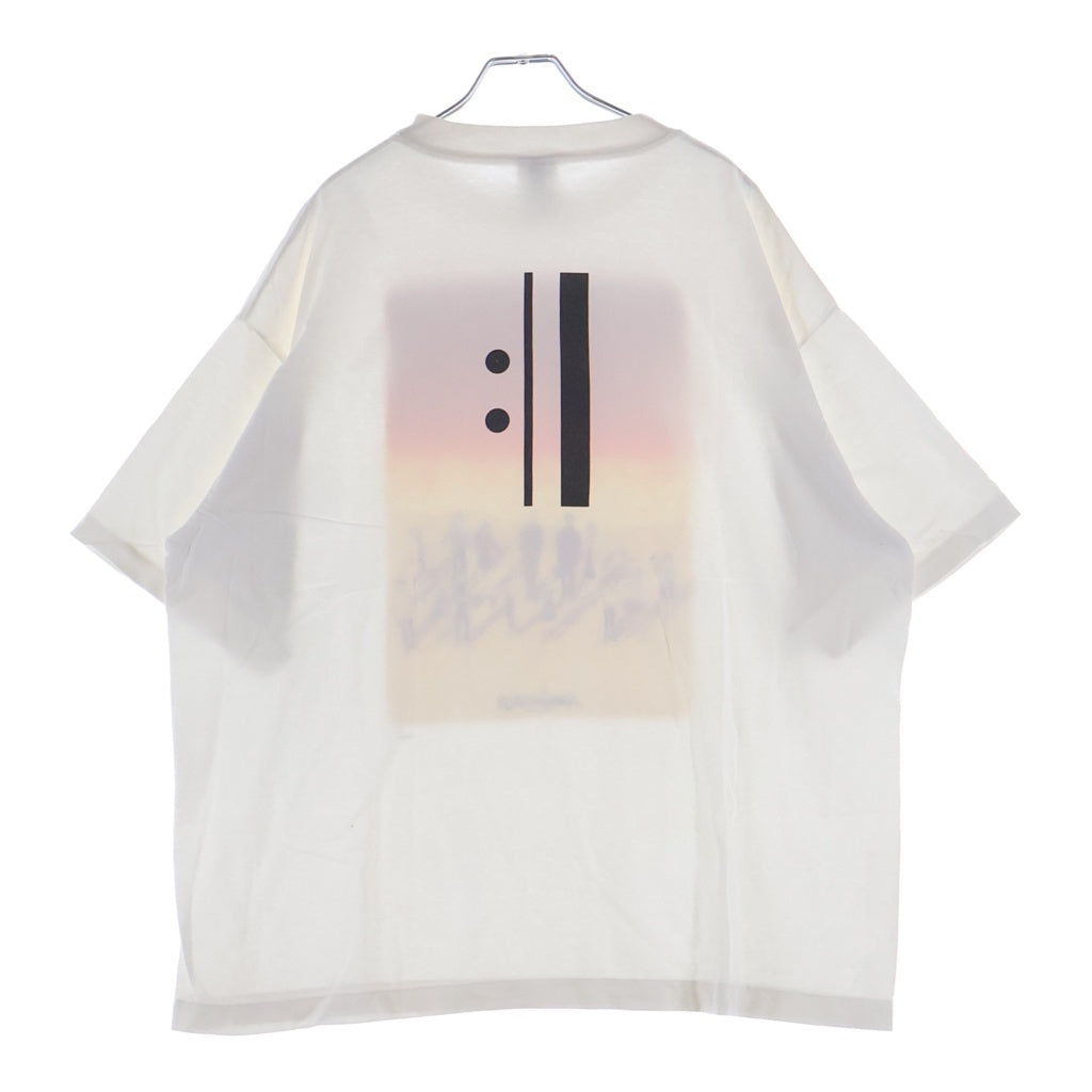 SAINT MICHAEL(セントマイケル) 25SS ×EVENGELION EV SS TEE ORANGE WHITE SM-HR8-0000-C13 シン・エヴァンゲリオン劇場版 クルーネック半袖Tシャツカットソー ホワイト