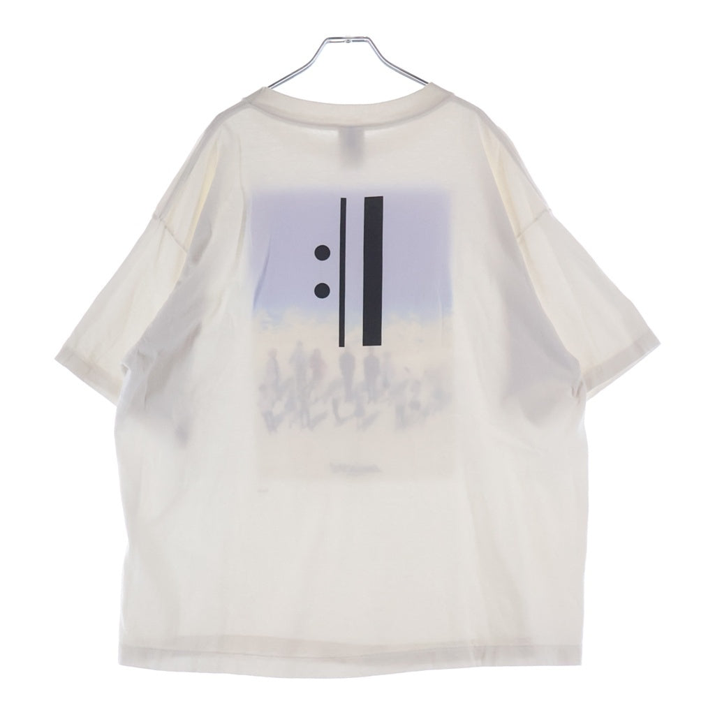 SAINT MICHAEL(セントマイケル) 25SS ×EVENGELION EV SS TEE BLUE WHITE SM-HR8-0000-C12 シン・エヴァンゲリオン劇場版 クルーネック半袖Tシャツカットソー ホワイト