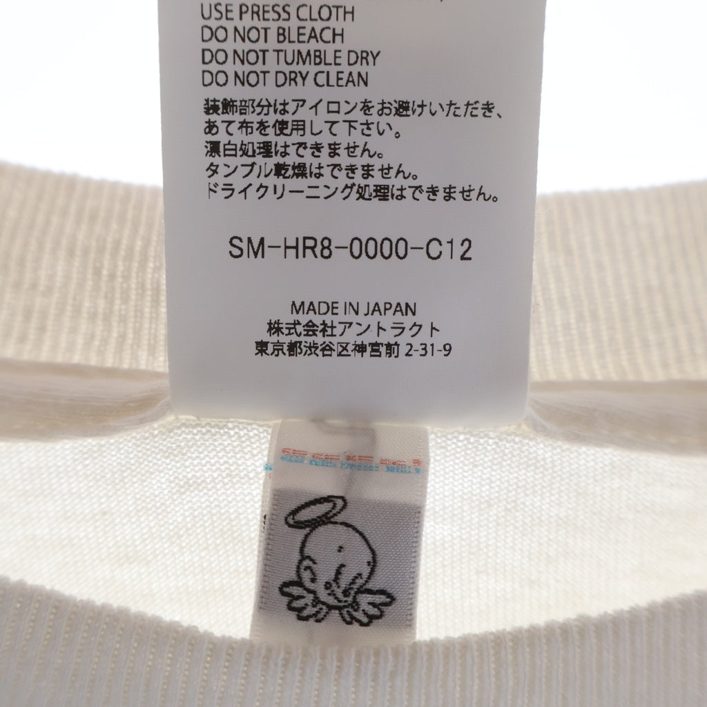 SAINT MICHAEL(セントマイケル) 25SS ×EVENGELION EV SS TEE BLUE WHITE SM-HR8-0000-C12 シン・エヴァンゲリオン劇場版 クルーネック半袖Tシャツカットソー ホワイト