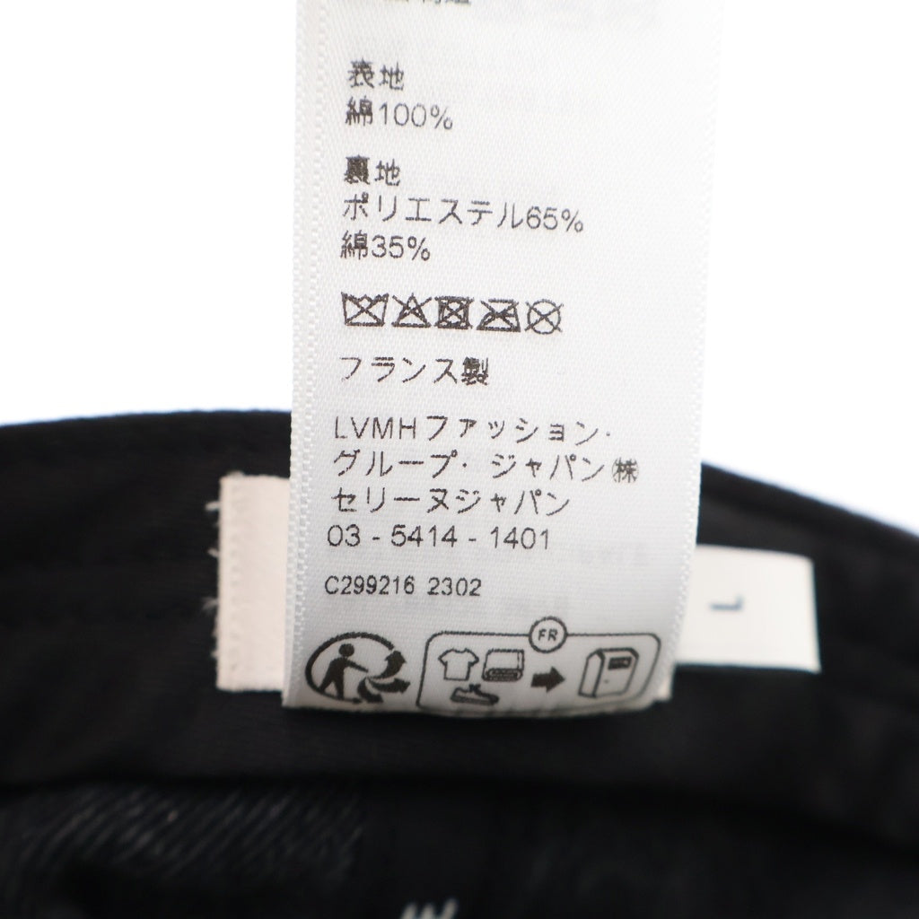 CELINE(セリーヌ) Initial Cap 2AUY8932F フロント イニシャルロゴ ベースボールキャップ 帽子 グレー