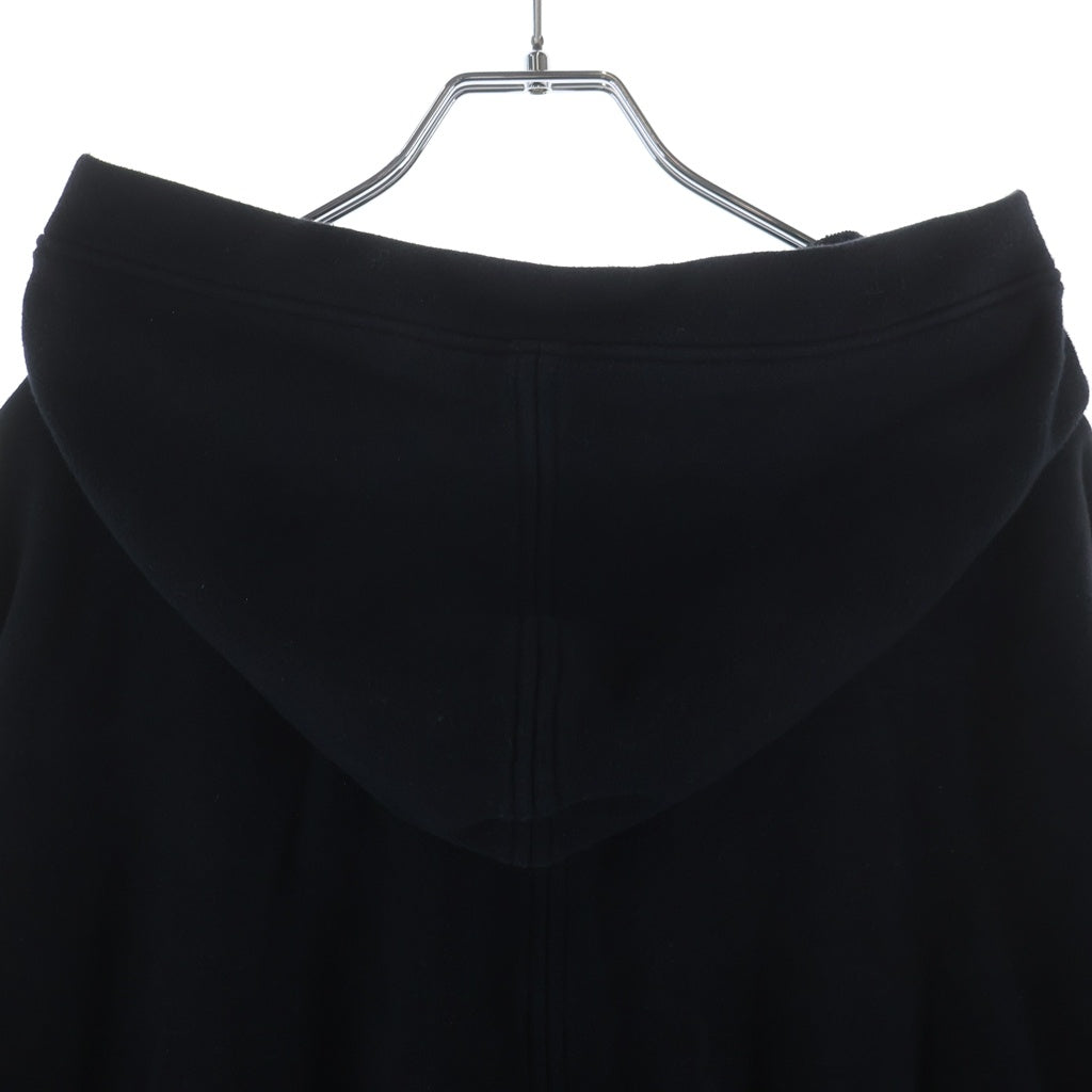 BALENCIAGA(バレンシアガ) 18AW フロントワンポイントロゴプリント ジップアップパーカー フーディ ブラック 482205