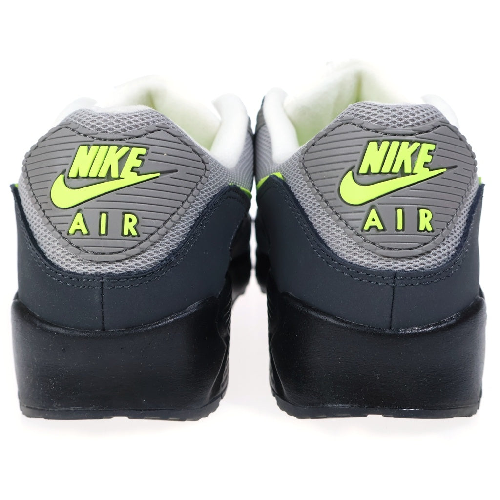 NIKE(ナイキ) AIR MAX 90 BLACK/NEON YELLOW-ANTHRACITE エアーマックス90 ローカットスニーカー US10/28cm ブラック/ネオンイエローIQ0289 010