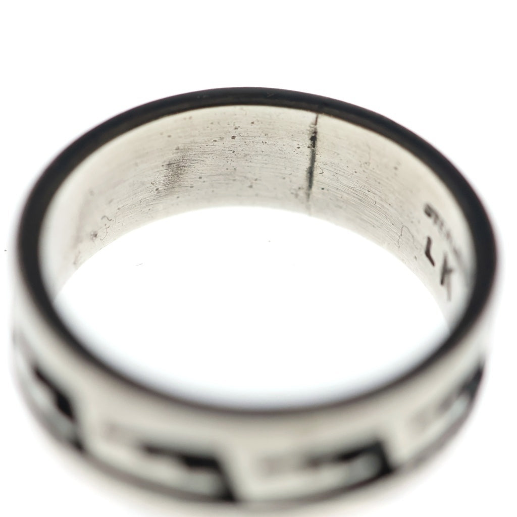 INDIAN JEWELRY(インディアンジュエリー) KENDRICK LOMAYESTEWA TRIBAL DESIGN IRISH RING トライバルデザイン ホピ族 リング シルバー