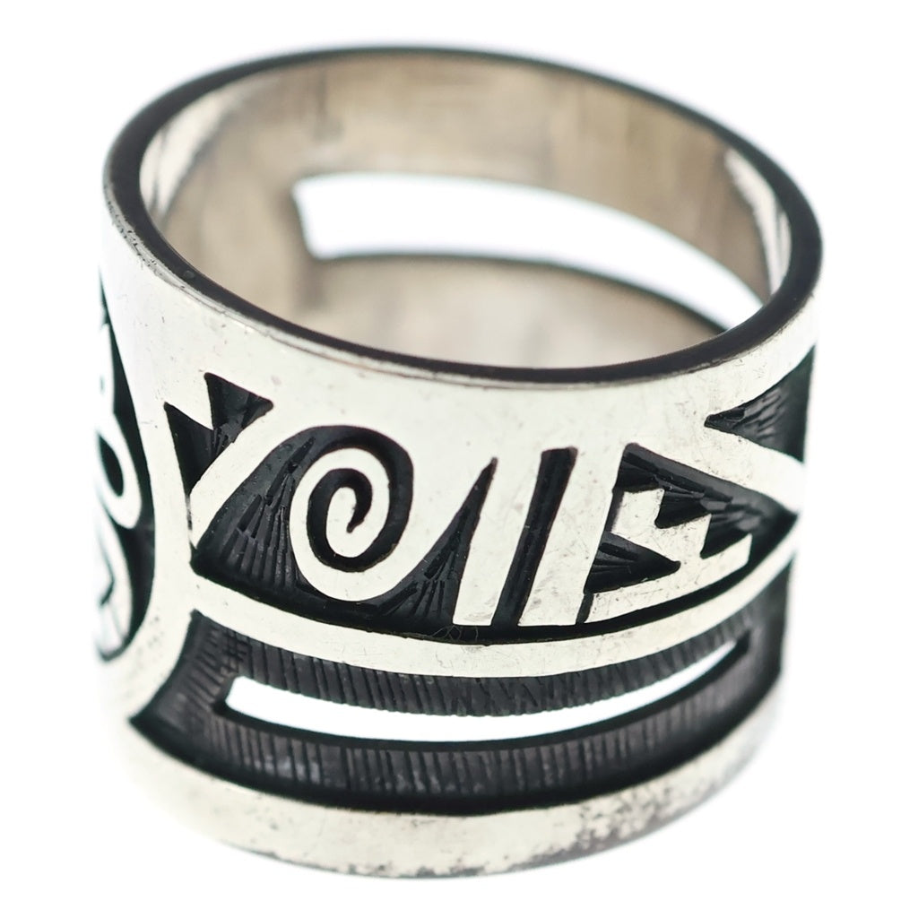 INDIAN JEWELRY(インディアンジュエリー) KENDRICK LOMAYESTEWA BUTTERFLY DESIGN RING ホピ族 バタフライデザイン リング シルバー