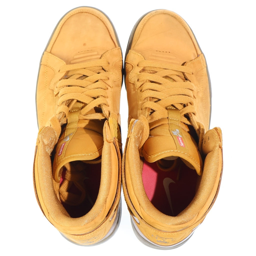 SUPREME シュプリーム Zoom Air 94 Hi Wheat ズーム エア 94 ハイ ウィート US9.5/27.5cm ブラウン 428927 778 SUPREME(シュプリーム) Zoom Air 94 Hi Wheat ズーム エア 94 ハイ