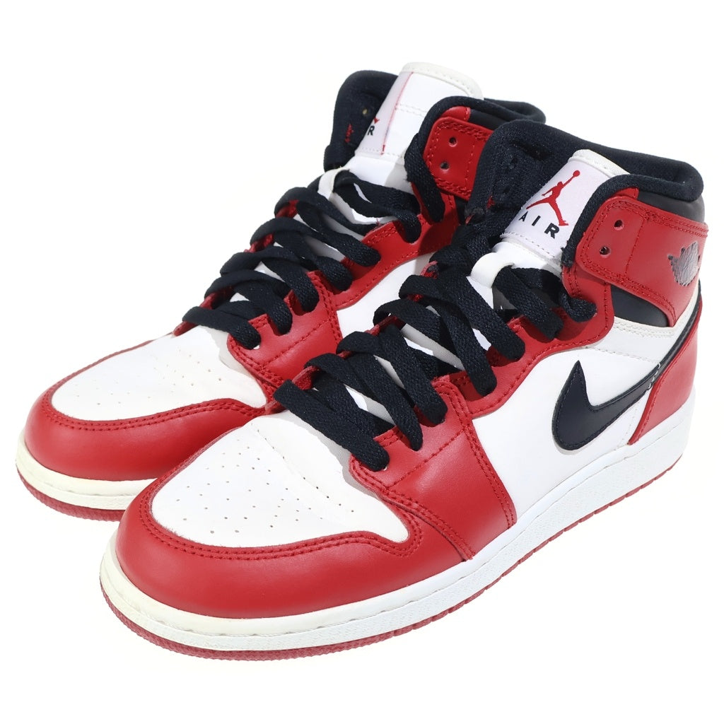 NIKE(ナイキ) GS Air Jordan 1 Retro Chicago GS エアジョーダン1 レトロ シカゴ US6Y/24cm レッド 332558 163 レディース