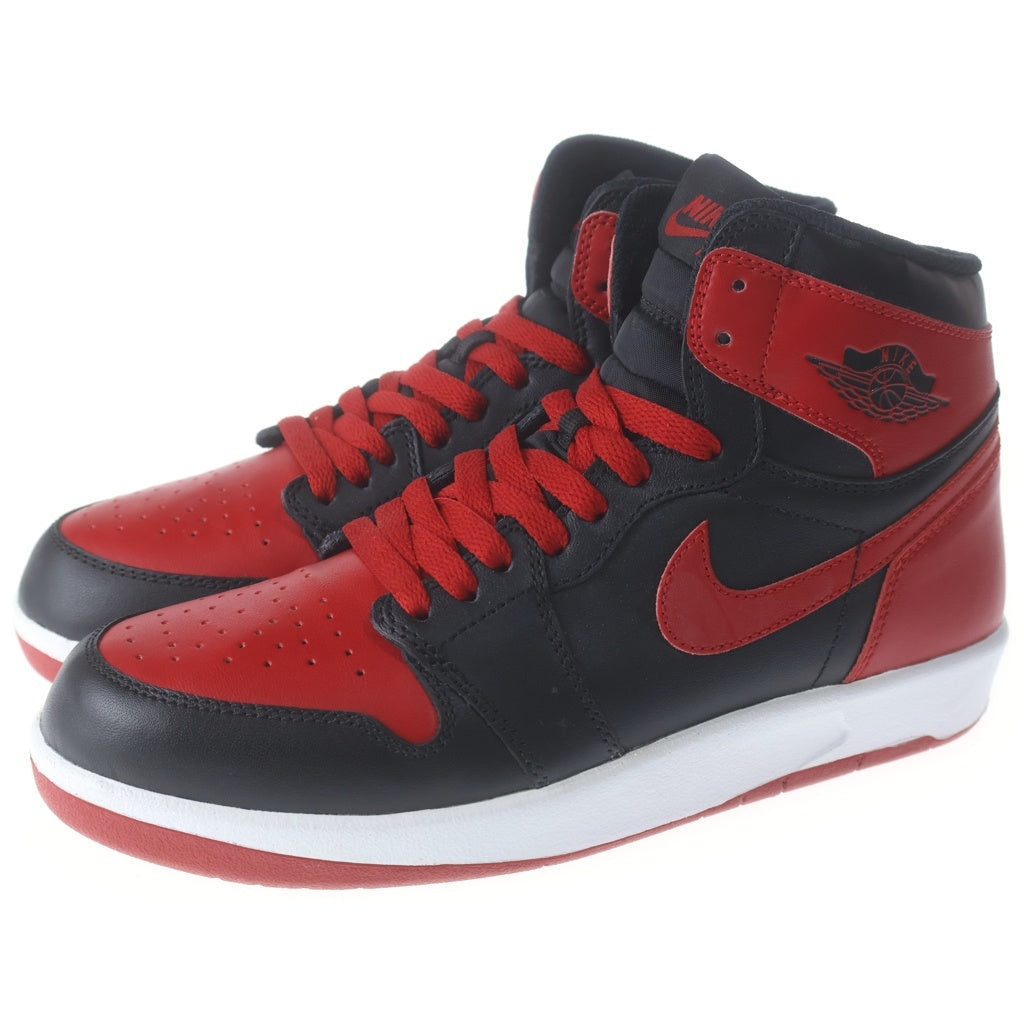 NIKE(ナイキ) AIR JORDAN 1 HIGH THE RETURN BG BRED エアージョーダン1 ハイ ザ リターン BG ”ブレッド” US6.5Y/24.5cm レッド 768862 001 レディース