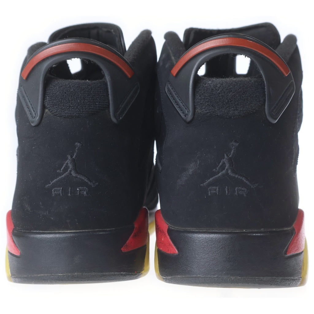 NIKE(ナイキ) GS Air Jordan 6 Retro Black/Varsity Red GS エアジョーダン6 レトロ ブラック/バーシティレッド US6.5Y/24.5cm ブラック 384665 061 レディース