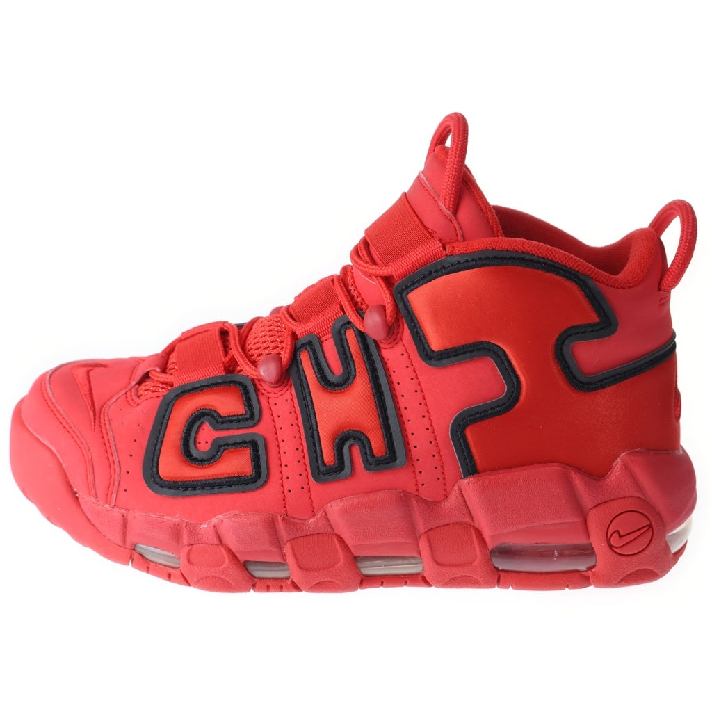 NIKE(ナイキ) AIR MORE UPTEMPO エア モア アップテンポ ハイカットスニーカー レッド US7/25cm AJ3138-600 レディース