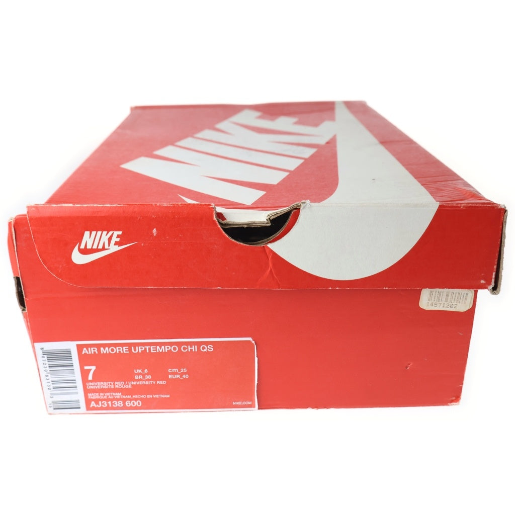 NIKE(ナイキ) AIR MORE UPTEMPO エア モア アップテンポ ハイカットスニーカー レッド US7/25cm AJ3138-600 レディース