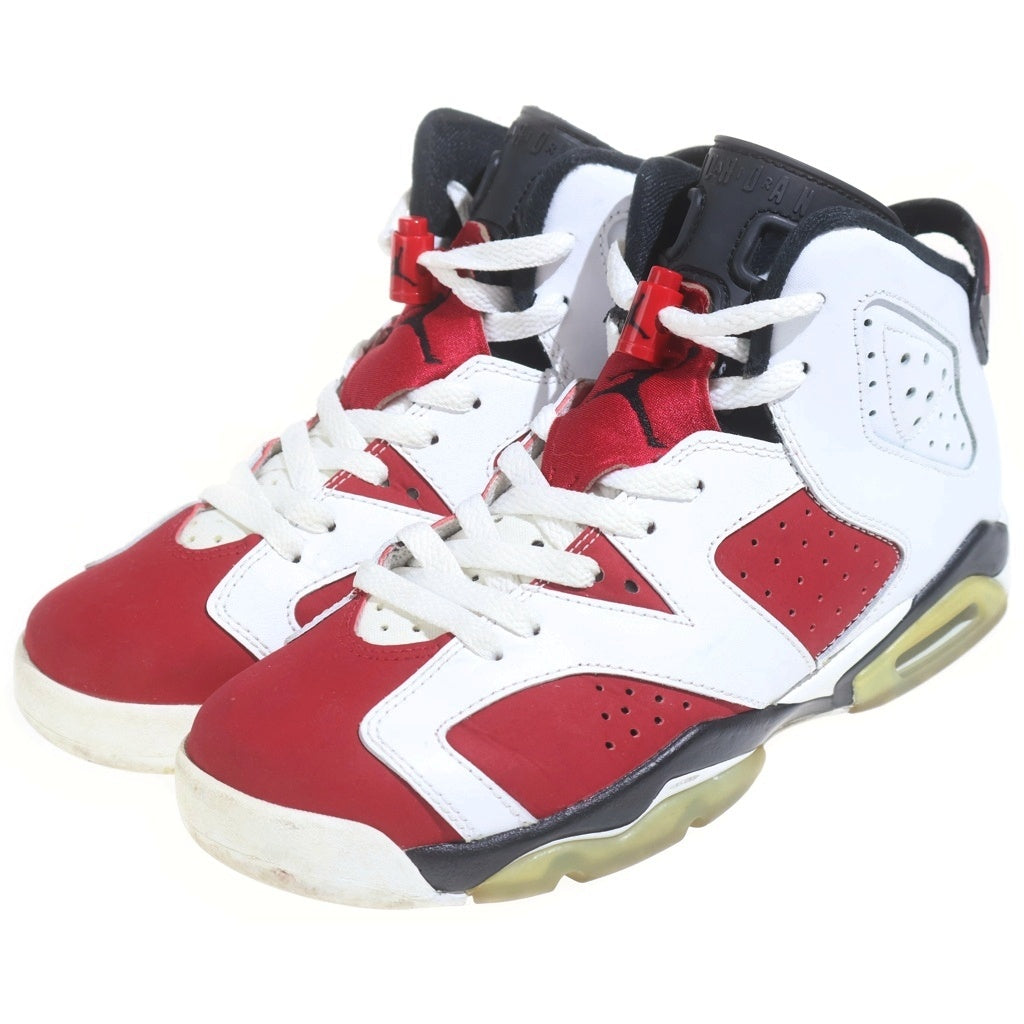 NIKE(ナイキ) GS Air Jordan 6 Retro Carmine GS エアジョーダン6 レトロ カーマイン US6Y/24cm ホワイト/レッド 384665 160