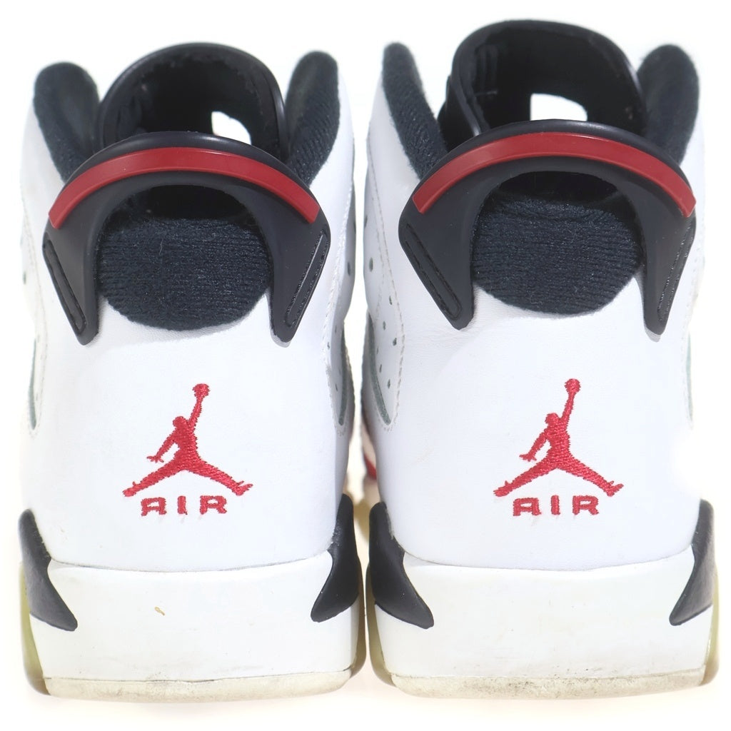 NIKE(ナイキ) GS Air Jordan 6 Retro Carmine GS エアジョーダン6 レトロ カーマイン US6Y/24cm ホワイト/レッド 384665 160
